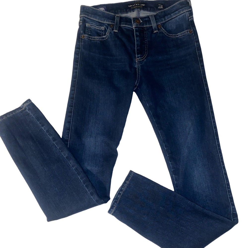 Lucky Brand Jeans Stella Skinny ORTA Women's SZ 0/24 Denim Jeans Medium Wash